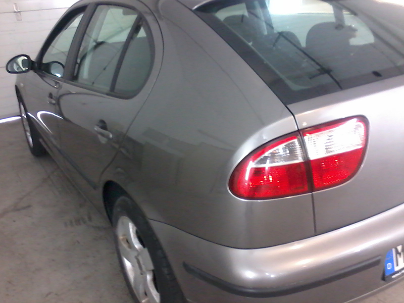 Seat Leon nach erfolgreicher Unfallreparatur – Heckseite makellos